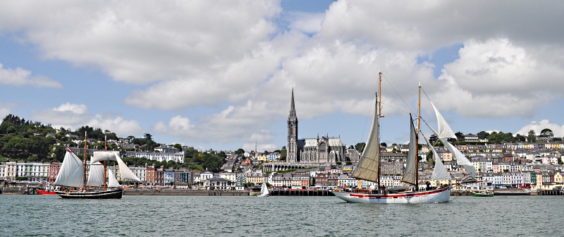 View of Cobh/Queenstown from water